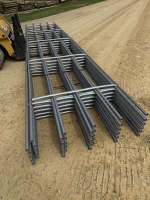 5 Bar Galv Continuous Fence