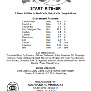 BOR 50lb Start Rite With Breathe Rite Pellet