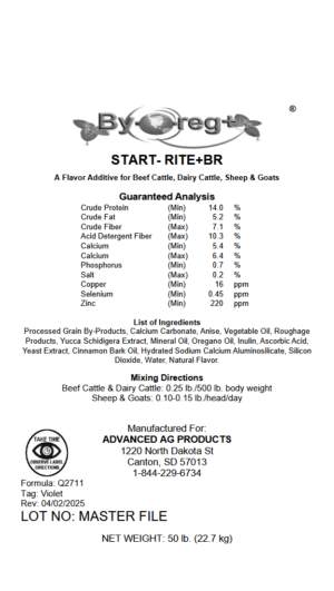 BOR 50lb Start Rite With Breathe Rite Pellet