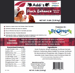 BOR Addi’s Flock Enhance 5lb Block