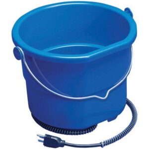 API Heated Bucket Heated Flat Back Bucket Blue