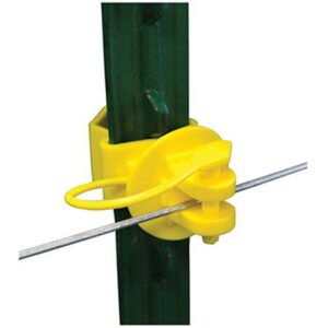 Patriot T-Post Pinlock Insulator Yellow