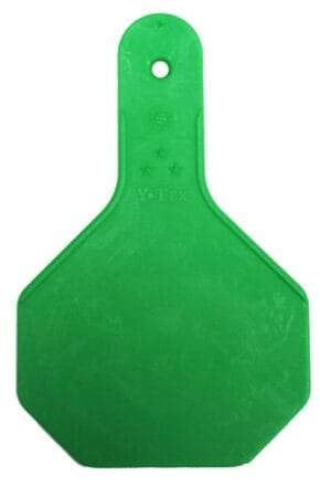 3 Star All American Y-Tex Cow Eartags (25ct) Blank Identification Cattle Green