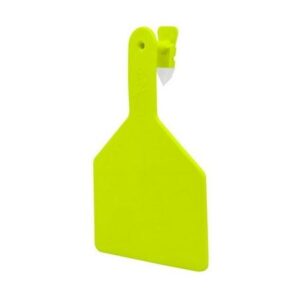 Datamars 7002003-787 Z Tags 1-Piece Chartreuse Blank Cow Tag 25Pk