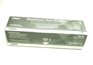 Neogen Ideal D-Aluminum Hub Disposable Needle 18 GAX1 Inch (100 Ct)