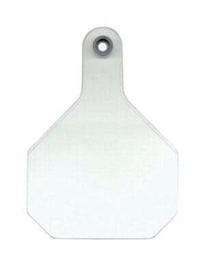 Y-Tex 7901000 All American Blank Large ID 2 Pc./25 Pk. 4-Star White Cattle Tags