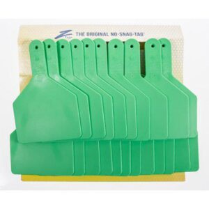 Z Tag Blank Cow ID Tag, Green