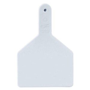 Z Tags Blank Ear Tags White 25 Count/Cow