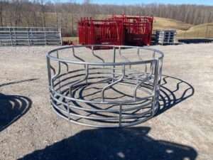 TTR Galvanized Cattle Hay Feeders