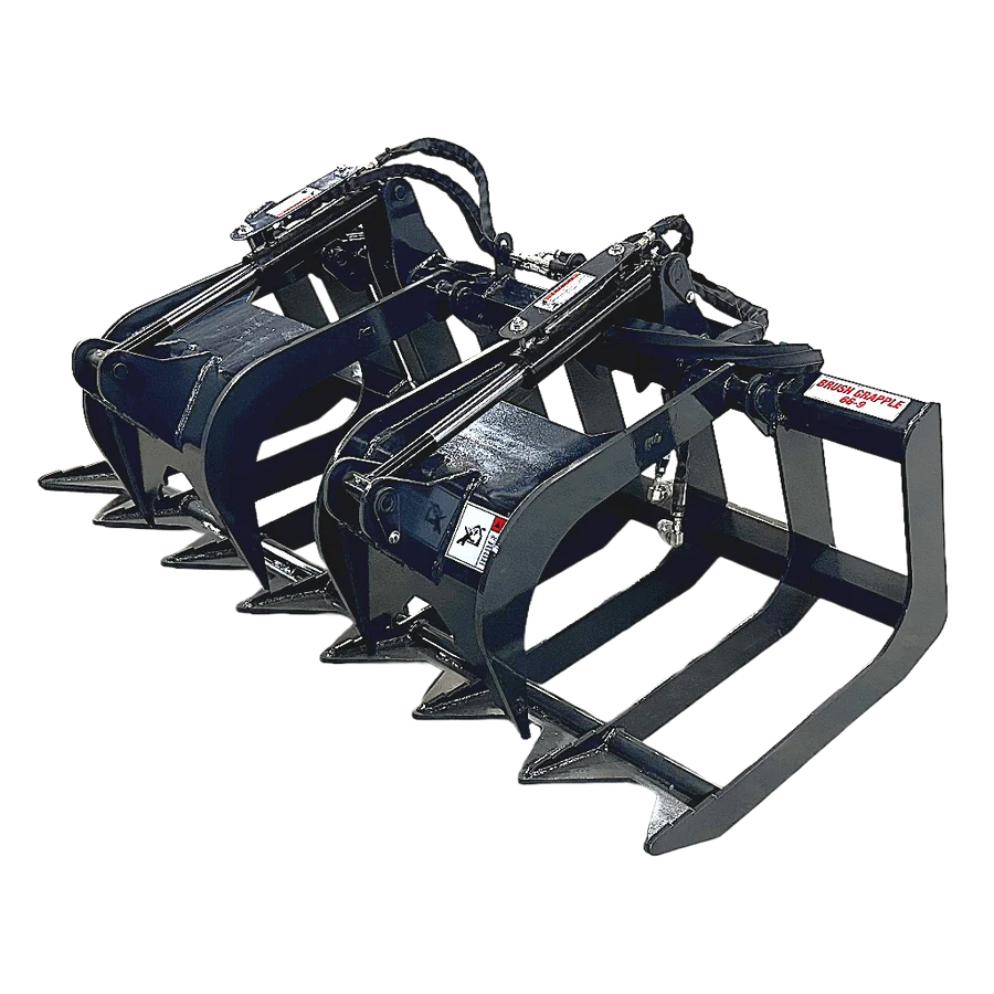Stout Skid Steer Brush and Root Grapple 66-9 With Skid Steer Quick Attach - Image 3
