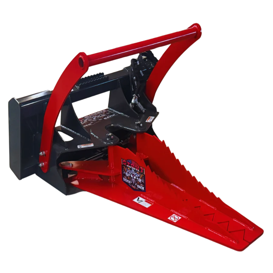 Stout Silverback Tree and Post Puller with skid steer quick attach - Image 10