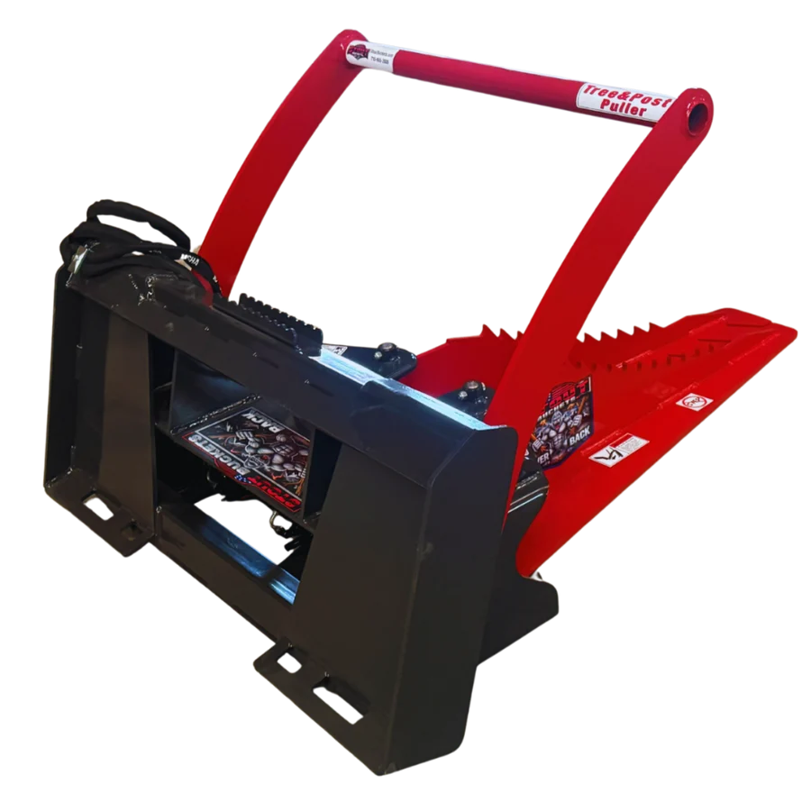 Stout Silverback Tree and Post Puller with skid steer quick attach - Image 11