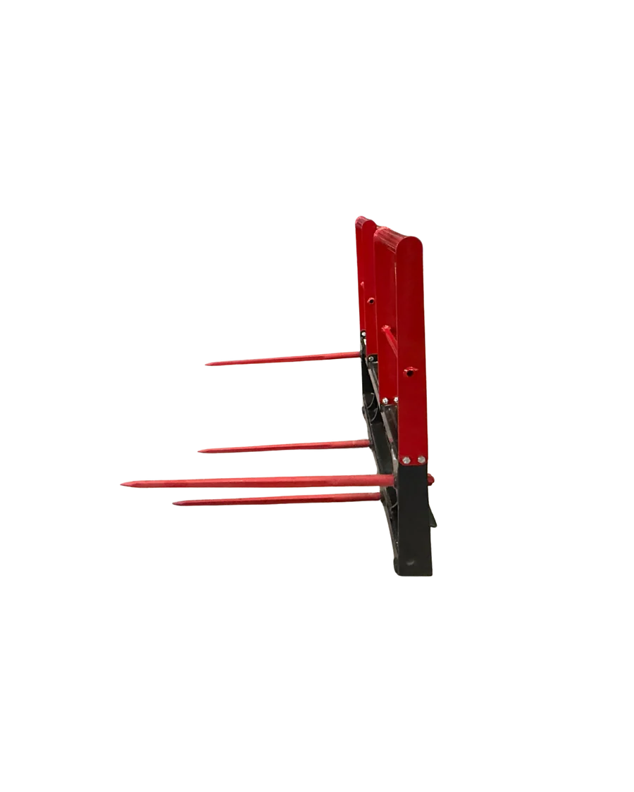 Stout 4-tine HD Bale Spear w/Skid Steer Quick Attach - Image 7
