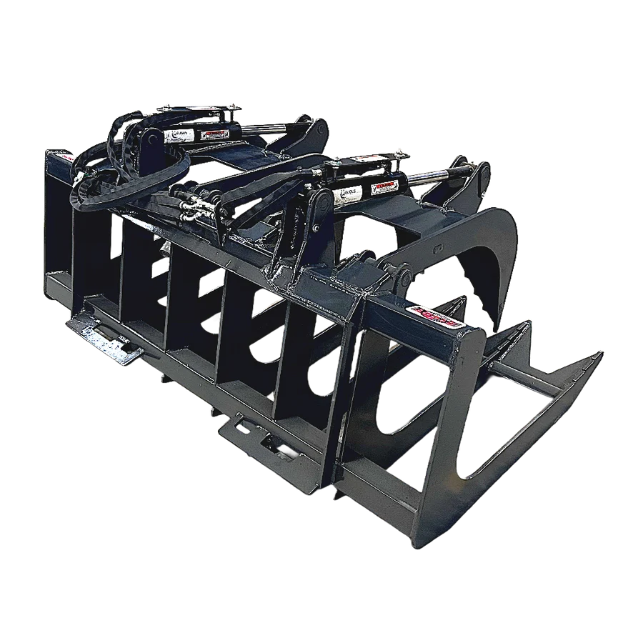Stout Skid Steer Brush and Root Grapple 66-9 With Skid Steer Quick Attach - Image 9