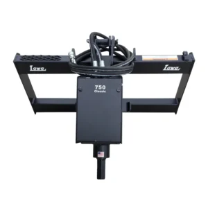 Lowe Skid Steer 750 Classic Auger 2″ Hex Drive Unit Assembly with Mounting Plate and Hose Kit