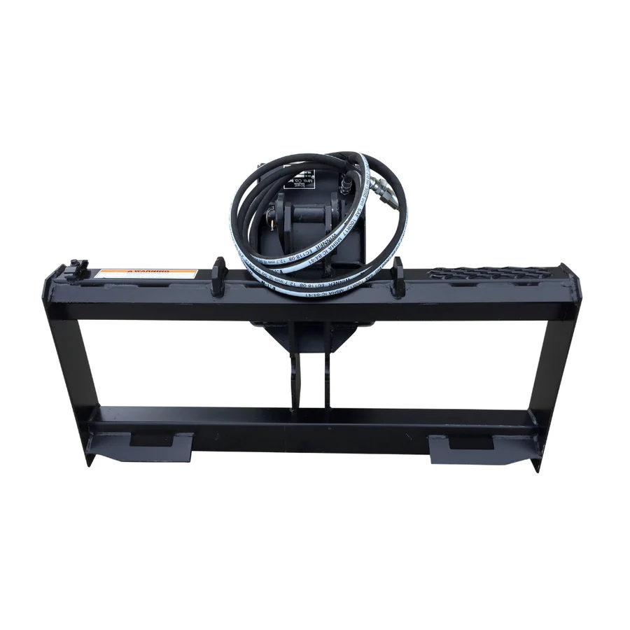 Lowe Skid Steer 1650 Classic Auger 2" Hex Drive Unit Assembly with Mounting Plate & Hose Kit - Image 3