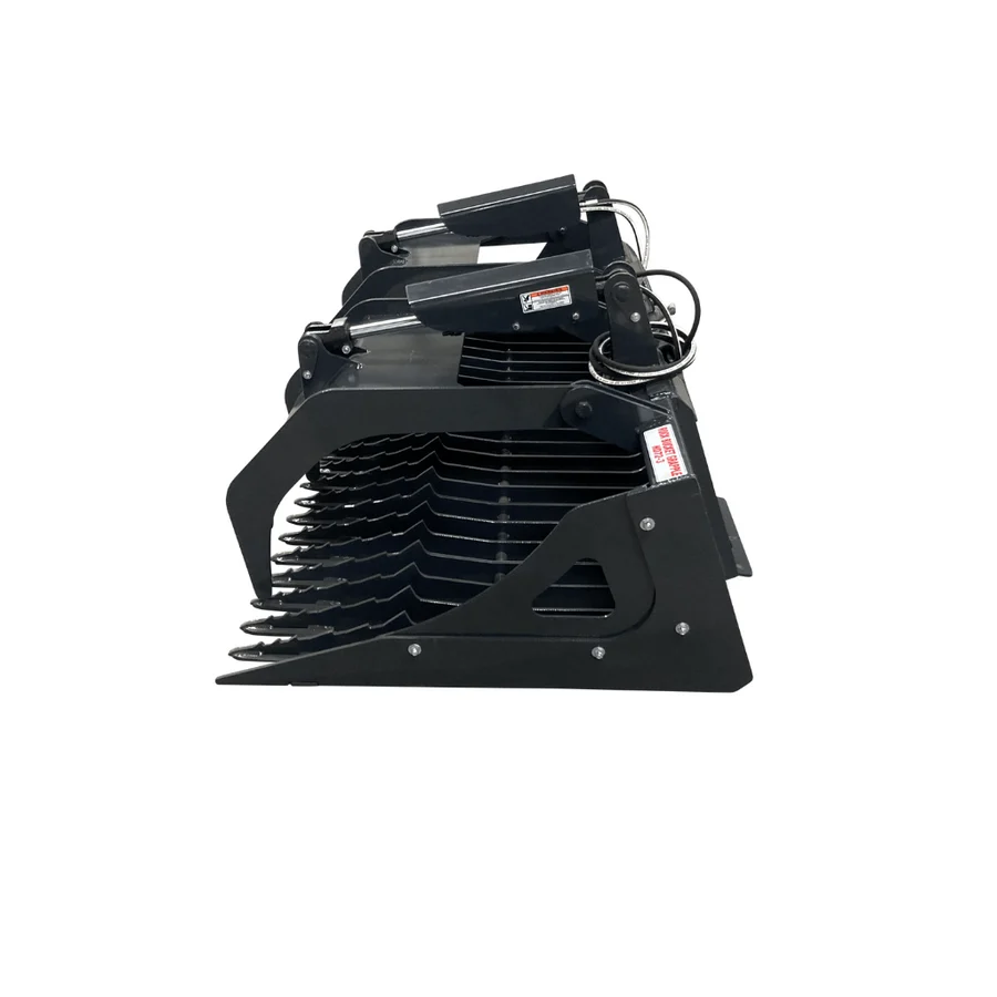 Stout Skid Steer Rock Bucket and Grapple Side Plates - Image 2