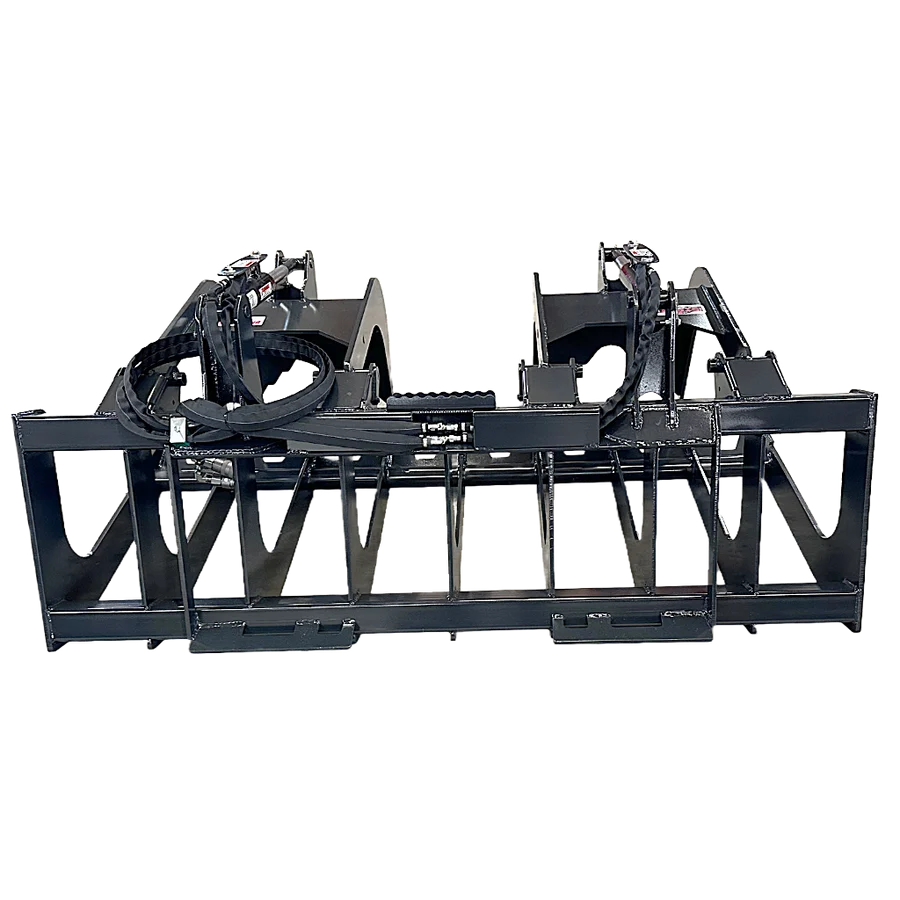 Stout Skid Steer Brush and Root Grapple HD-72-8 with Skid Steer Quick Attach - Image 5