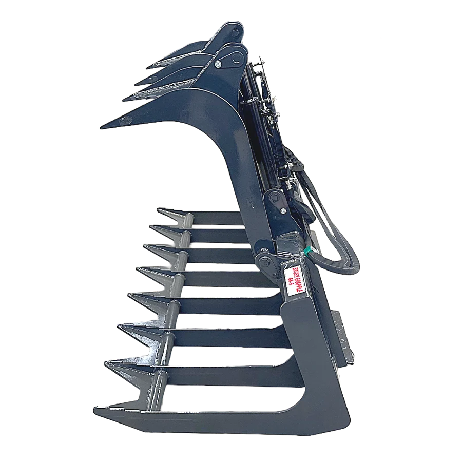 Stout Skid Steer Brush and Root Grapple 66-9 With Skid Steer Quick Attach - Image 4