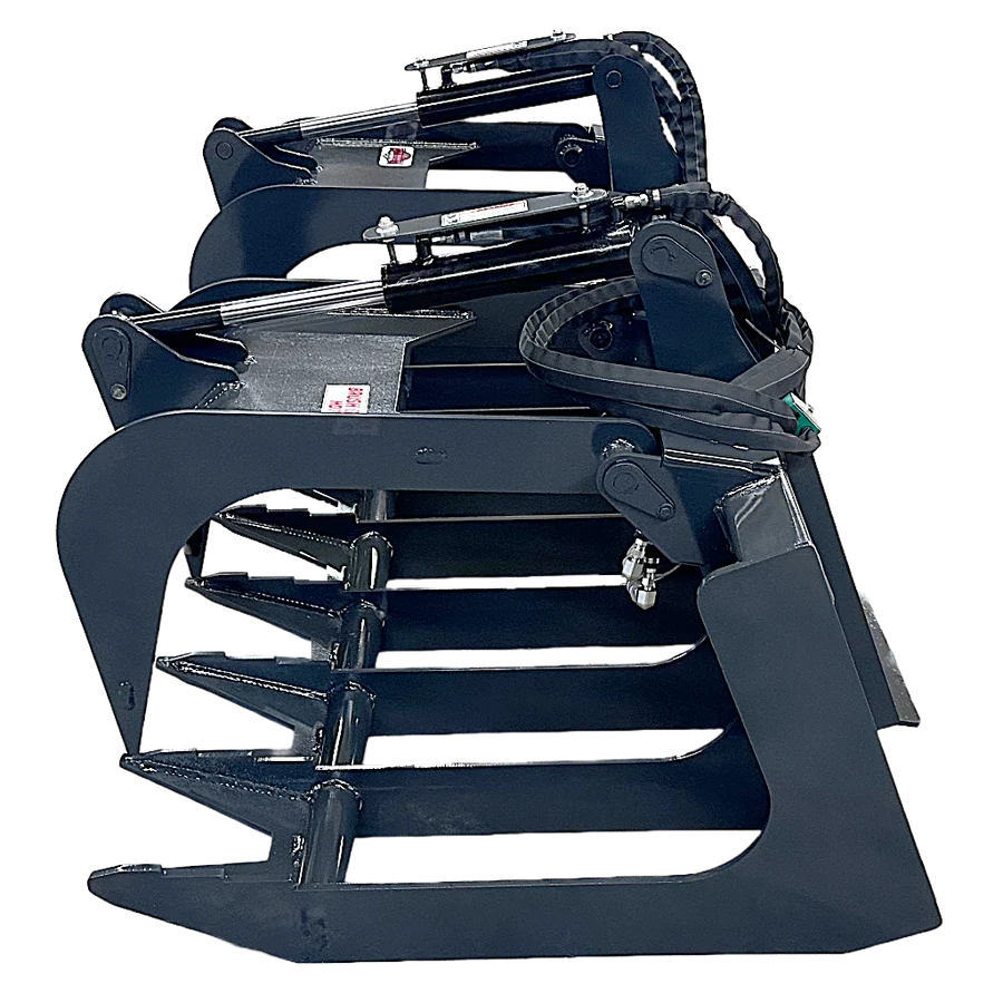 Stout Skid Steer Brush and Root Grapple HD-72-8 with Skid Steer Quick Attach - Image 7