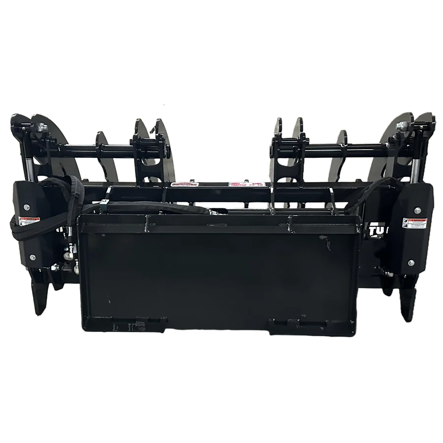 Stout Skid Steer XHD Root Rake Clam Grapple With Dual Grapples and Skid Steer Quick Attach - Image 8