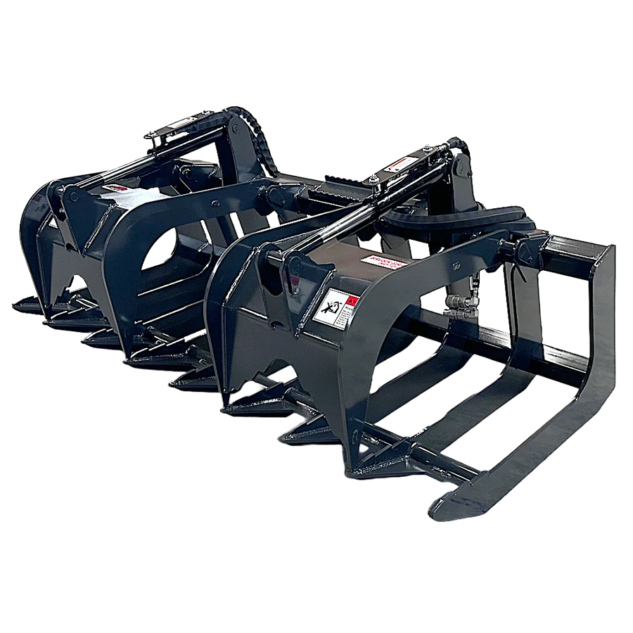Stout Skid Steer Brush and Root Grapple HD-72-8 with Skid Steer Quick Attach - Image 8