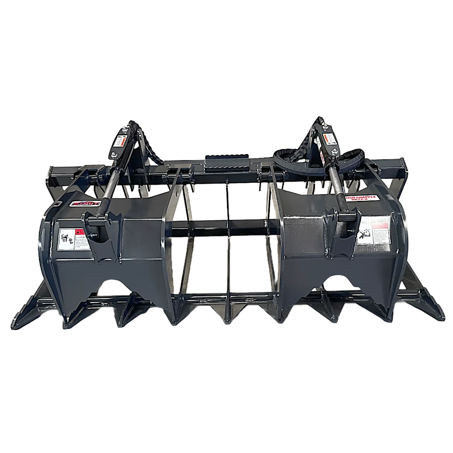 Stout Skid Steer Brush and Root Grapple HD-72-8 with Skid Steer Quick Attach - Image 9