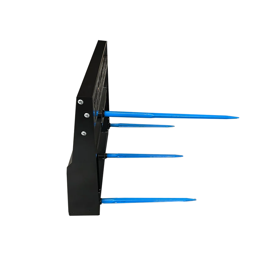 Stout Pro Skid Steer 4 Tine Round Bale Spear with Skid Steer Quick Attach - Image 3